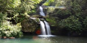 Waterfall at Lake Jocassee