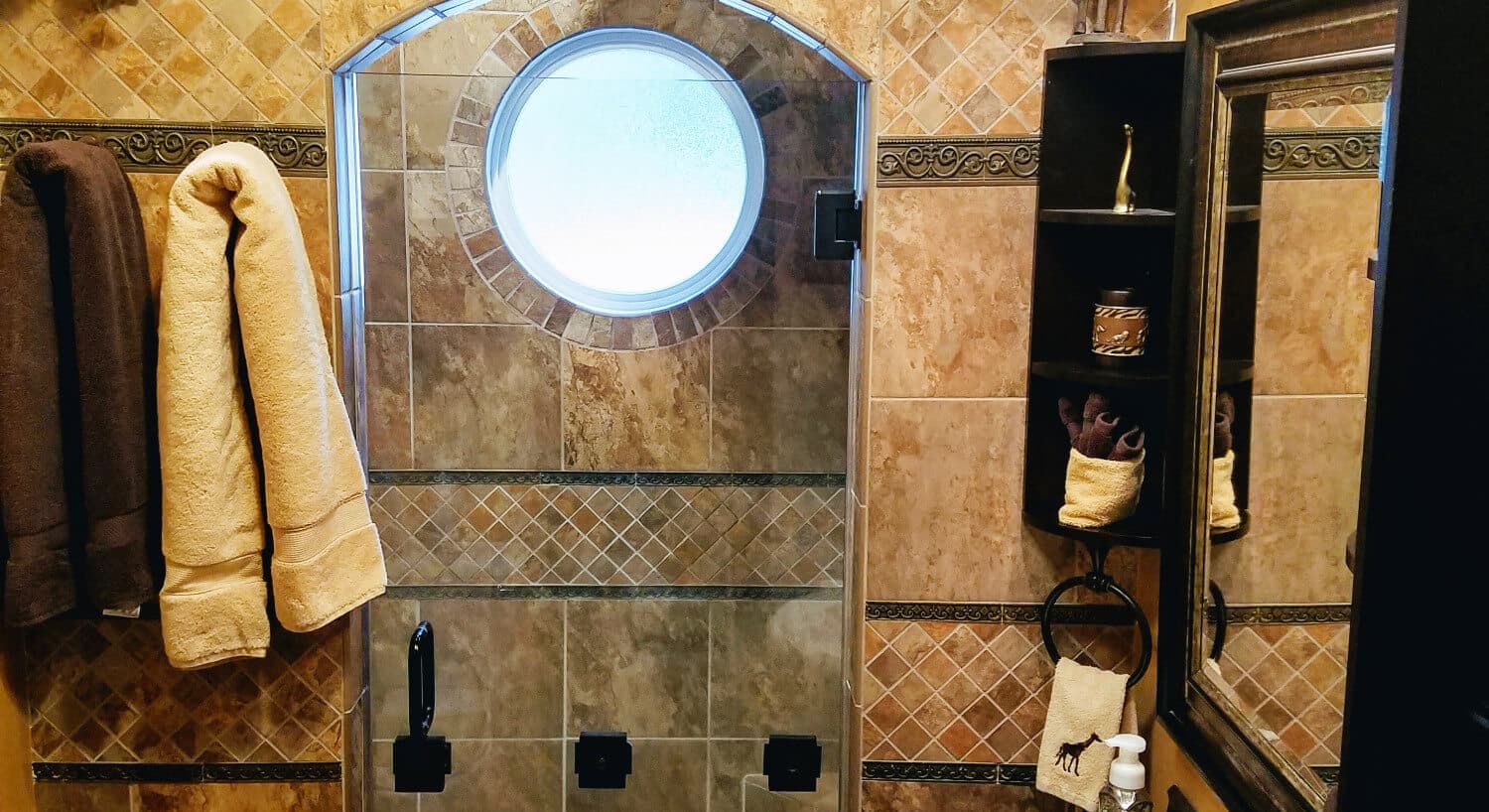 FirstFloor Room with WalkIn Rainforest Shower in Greenville SC