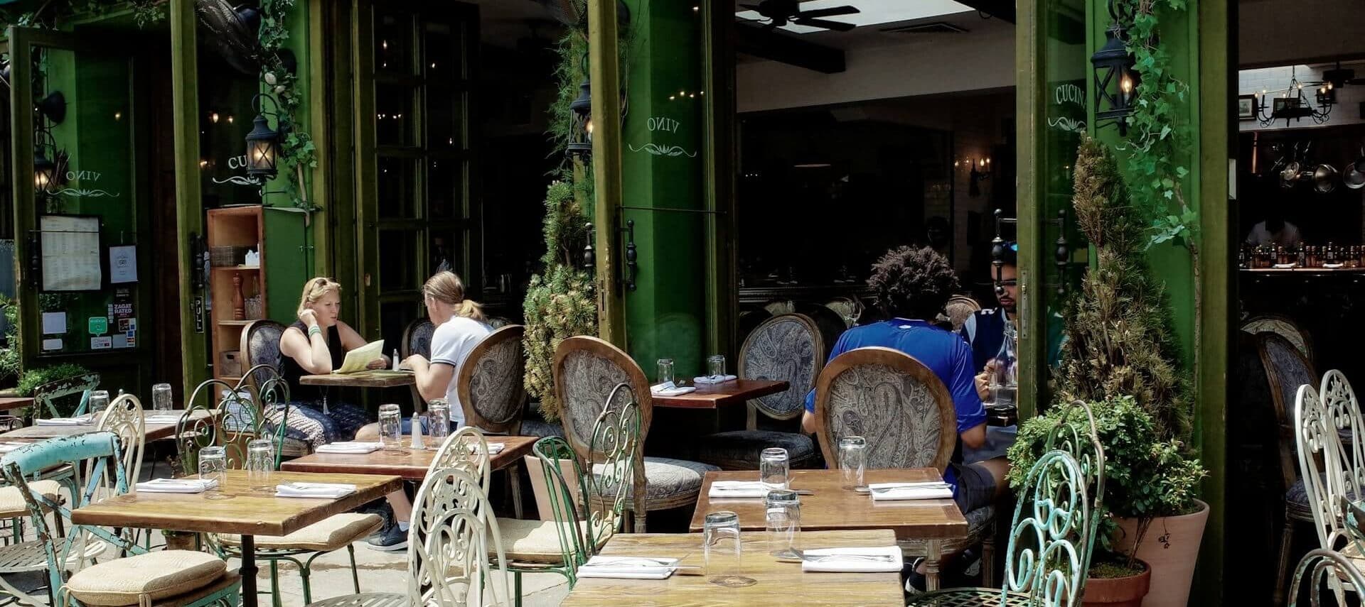 Restaurant with outdoor seating